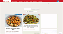 Desktop Screenshot of pinrecetas.com